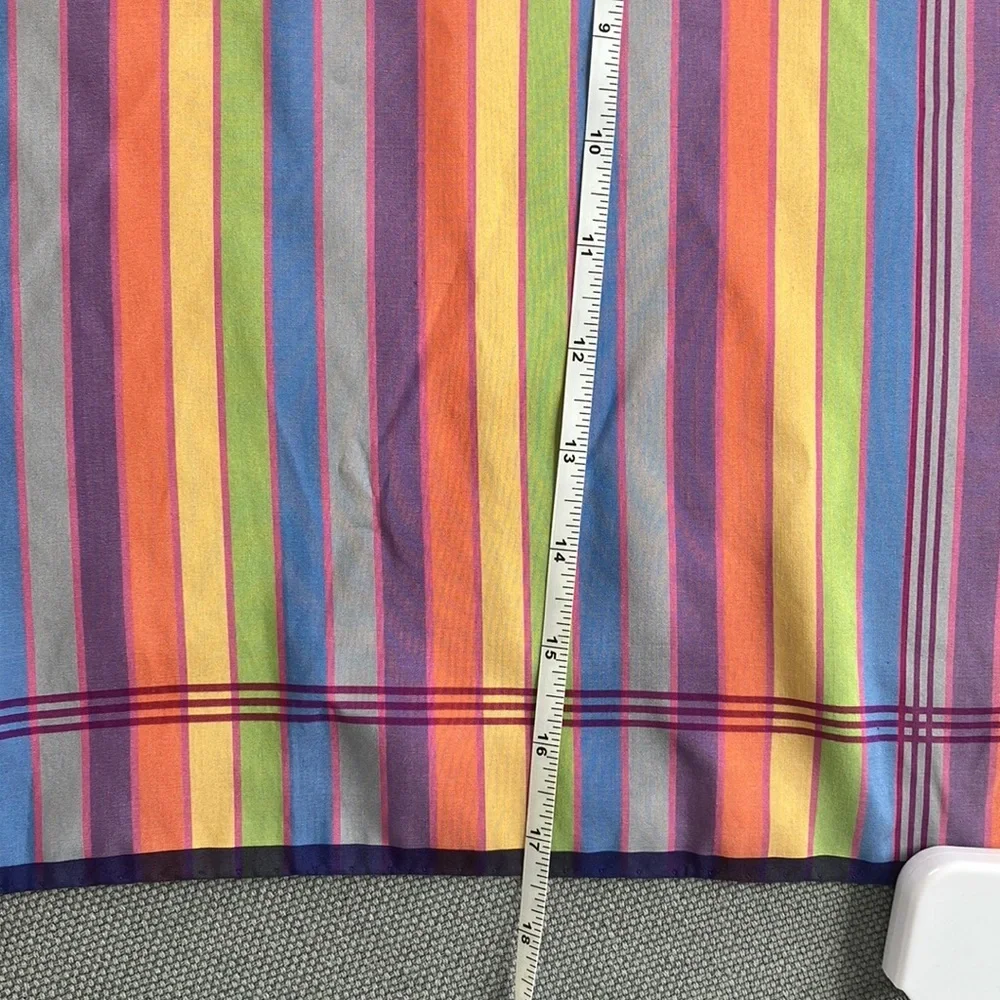 Vintage silk striped scarf